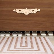 10 Pcs Wood Carved Wall Decor Floral Wood Carved Applique Corner Decorative for Furniture Door Cabinet Bed Decorations - Image 2